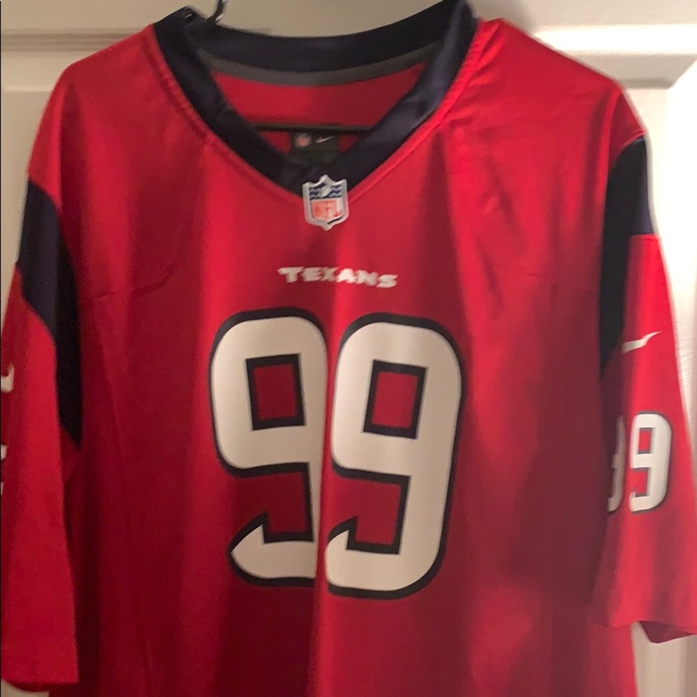 JJ Watt (Houston Texans) Battle Red Day Jersey !